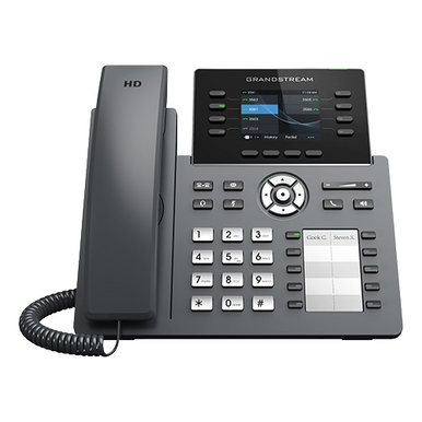 Grandstream GRP2634 8-Line Professional IP Phone with HD Audio Dual-Band Wi-Fi PoE 5-Way Conferencing and USB Support for High-Volume Environments