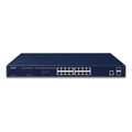 Planet GS-4210-16T2S Layer 2 Managed Switch with 16 Gigabit Ports, 2 SFP Ports, and Console Port