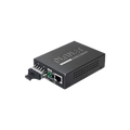 Planet GT-802S 10/100/1000Base-T to 1000 Base-SX/LX Gigabit Media Converter, up to 6.21 miles (20 km), Connectors SC, Single Mode