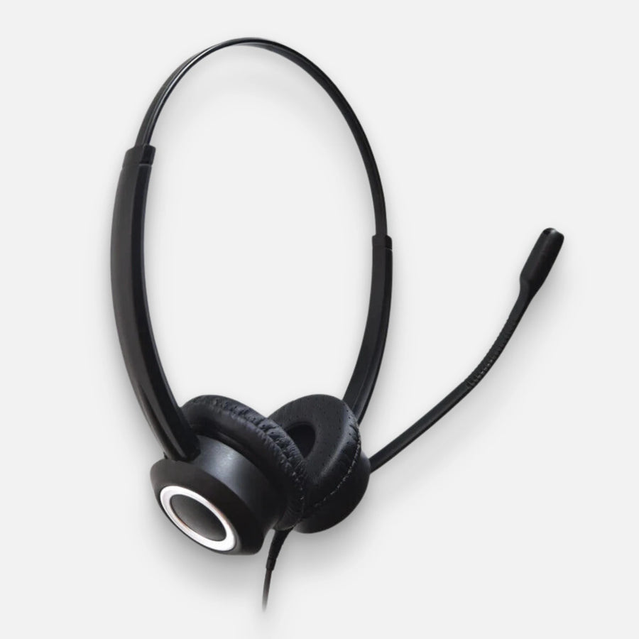 Grandstream GUV3000 Dual Headsets with Noise HD Audio USB Corded Noise Canceling