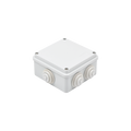 Gewiss GW-44-004 PVC Junction Box Self-extinguishable with 6 Inputs, Screw Cap (for Outdoors IP55)