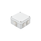 Gewiss GW-44-004 PVC Junction Box Self-extinguishable with 6 Inputs, Screw Cap (for Outdoors IP55)