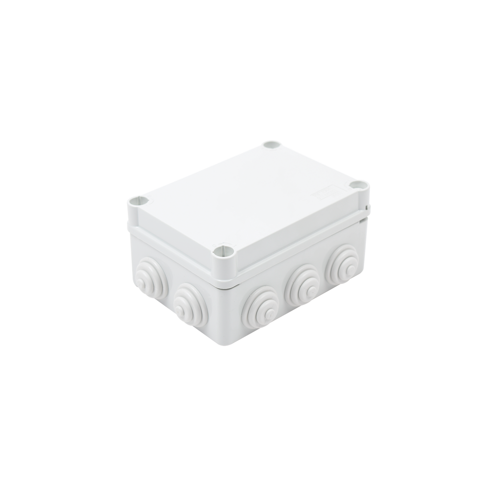 Gewiss GW-44-026 PVC Junction Box with 10 Inputs, 1/4" Screw-cap, 5.9 x 4.3 x 2.7 in (150 x 110 x 70 mm), Protection Grade (IP55)