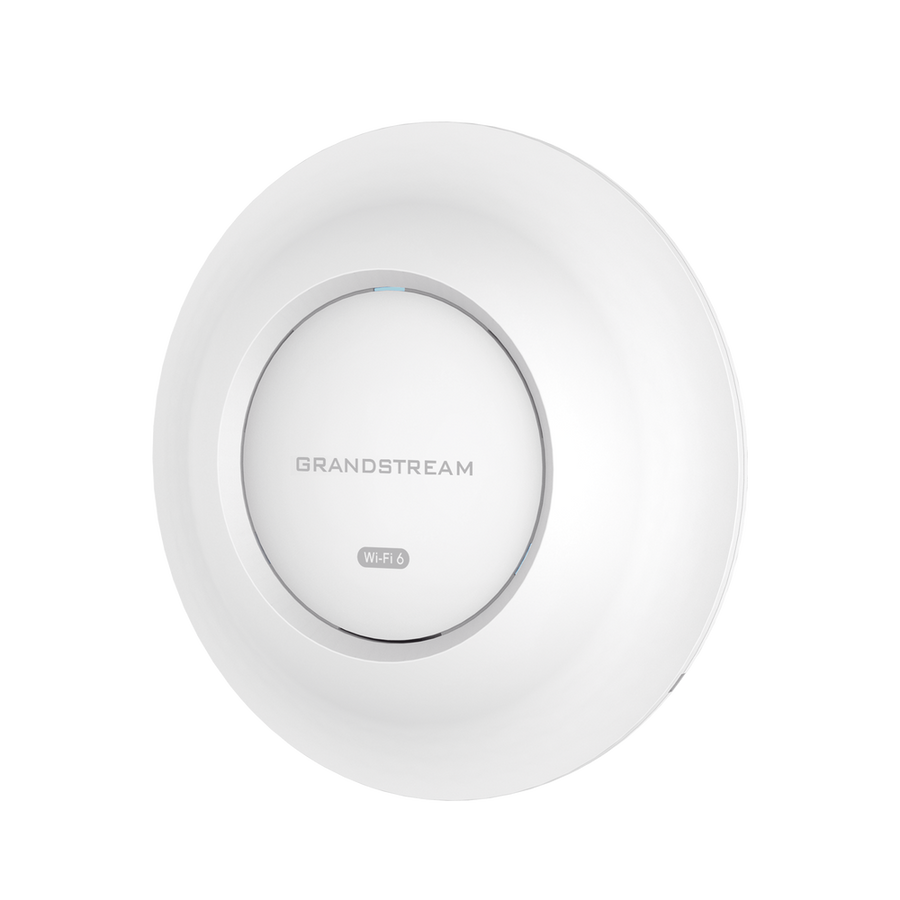 Grandstream GWN7662 Wi-Fi 6 Access Point / 5.38 Gbps Wireless Throughput / MU-MIMO 4x4 (5GHz) and 2x2 (2.4GHz) / PoE/PoE+ / Coverage 175 Meters / Embedded Controller / Advanced Security / Managed by GWN.Cloud / 256 Concurrent Clients