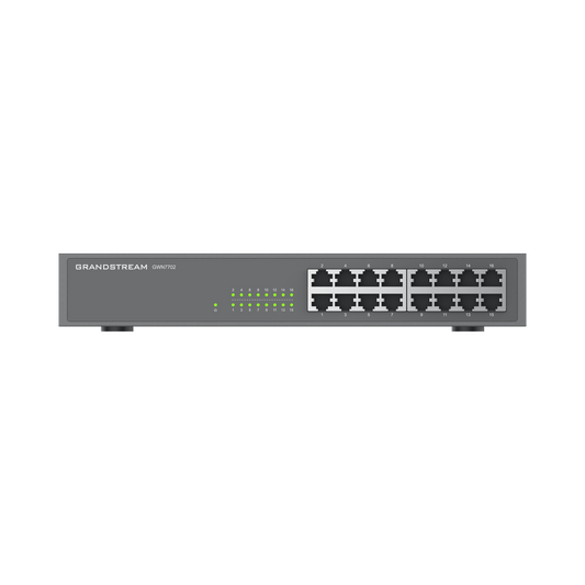 Grandstream GWN7702 Unmanaged Gigabit Switch / 16 Ports 10/100/1000 Mbps