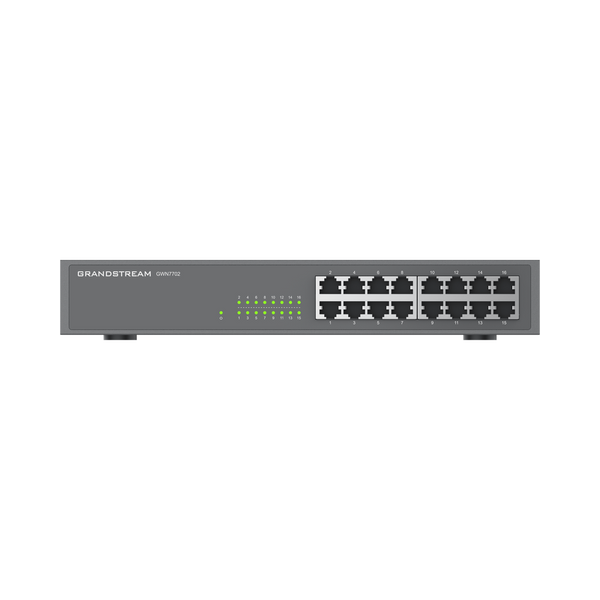 Grandstream GWN7702 Unmanaged Gigabit Switch / 16 Ports 10/100/1000 Mbps