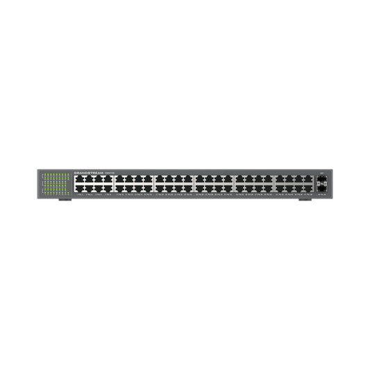Grandstream GWN7706 Unmanaged Gigabit Switch / 48 Gigabit Ports 10/100/1000 Mbps / 2 SFP Fiber Ports