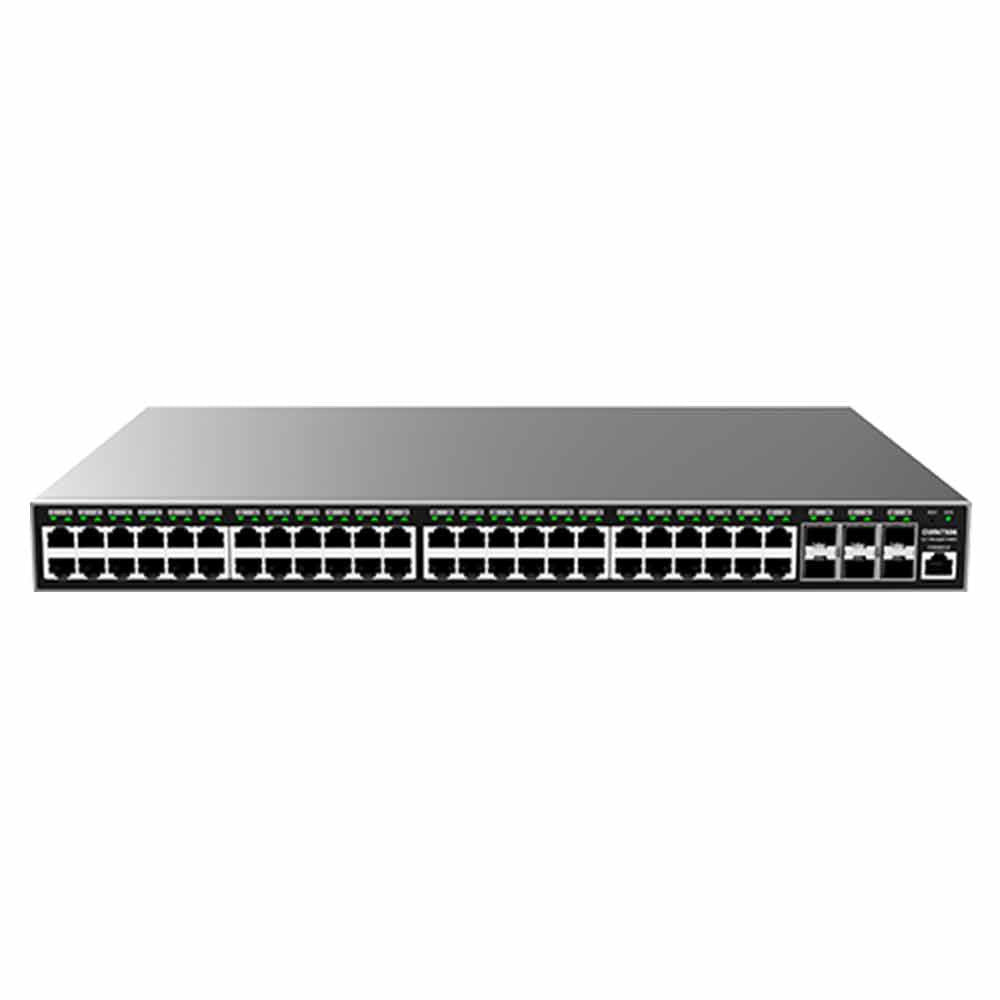 Grandstream GWN7806P 48 Port Layer 2+ Managed Switch Gigabit Ethernet PoE+ IPv6/IPv4 Cloud & Local Management 400W PoE
