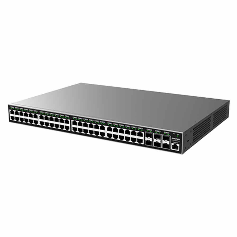 Grandstream GWN7806P 48 Port Layer 2+ Managed Switch Gigabit Ethernet PoE+ IPv6/IPv4 Cloud & Local Management 400W PoE