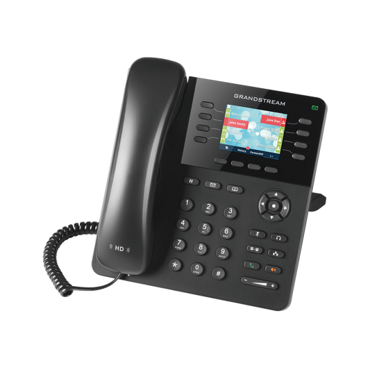 Grandstream GXP-2135 Enterprise IP Phone GXP2135 / 8 Lines / 4 SIP Accounts / 2.8 Inch Color LCD Display / HD Audio / 32 BLF Keys / Dual Gigabit Ethernet / Integrated PoE / Bluetooth / UCM Series Compatible