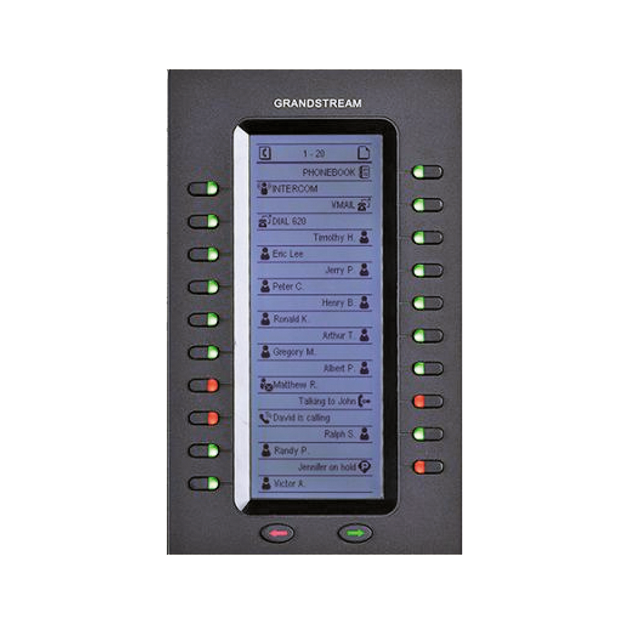 Grandstream GXP-2200-EXT Expansion Module for GXP2140, GXP2170 and GXV3240