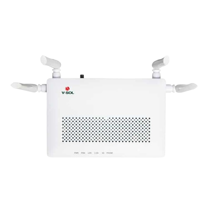 Vsol WHITE BOX V-Sol - Fiber ONU GPON/EPON HYBRID 2 GE + 1POTS + 2 WIFI, Unbranded White Case UPC