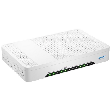 HALNy HL-4BX3V-F GPON ONU 2.5G LAN 3-Ports 10/100/1000Base-TX WiFi 6 AX3000 FXS/VoIP/EasyMesh Support