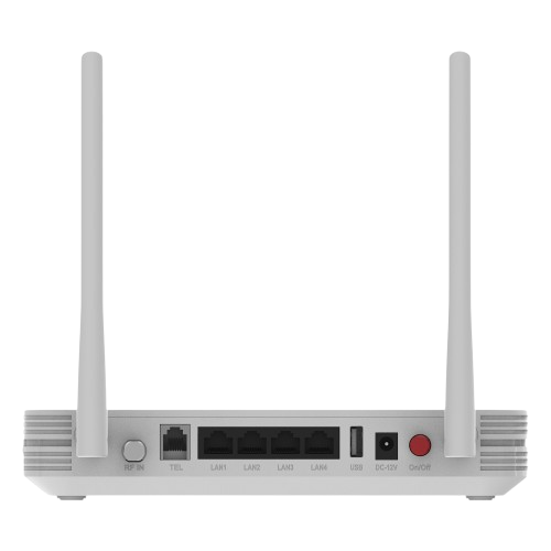 HALNy HL-4GMVR GPON B+ SC/APC, ONU 4 Gigabit LAN 10/100/1000Base-TX Dual-Band WiFi b/g/n/ac FXS/VoIP/CATV Support