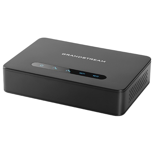 Grandstream HT812-V2 2-Port FXS ATA with Gigabit NAT Router SIP T.38 TLS-SRTP