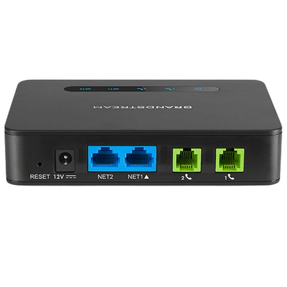 Grandstream HT812-V2 2-Port FXS ATA with Gigabit NAT Router SIP T.38 TLS-SRTP