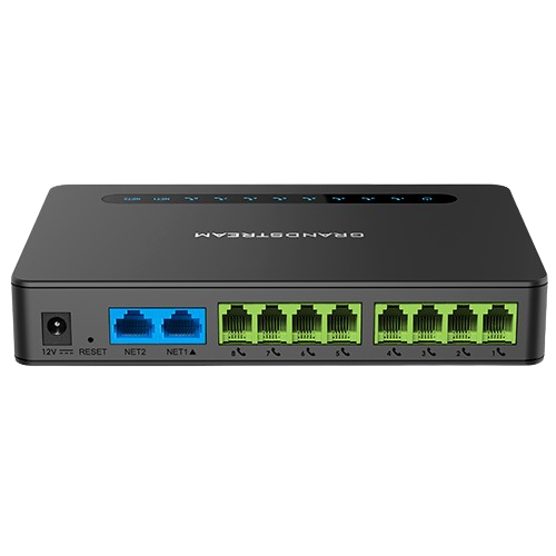 Grandstream HT818 V2 8-Port FXS VoIP Gateway Dual GbE NAT Router TR-069 SIP SRTP