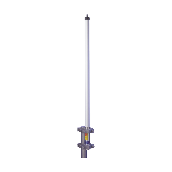 Hustler HX10-45070 UHF Base Antenna, Fiber Glass, Frequency Range 450 - 470 MHz,10 dB Gain, HX Series for Extreme Climates