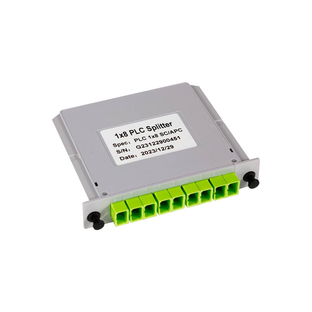 Iuron Fiber Splitter Connector Insert 1x8 SC/APC