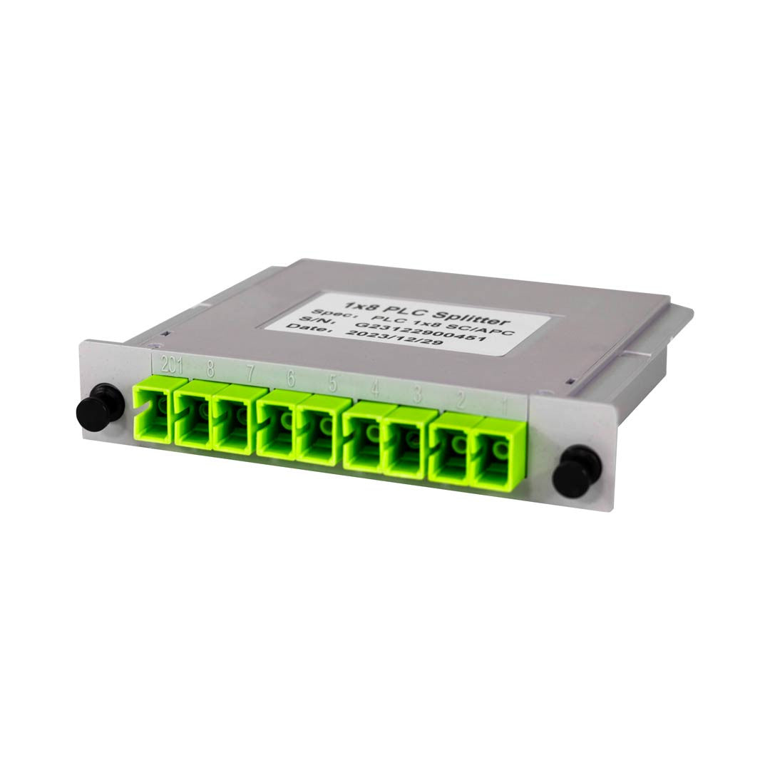 Iuron Fiber Splitter Connector Insert 1x8 SC/APC