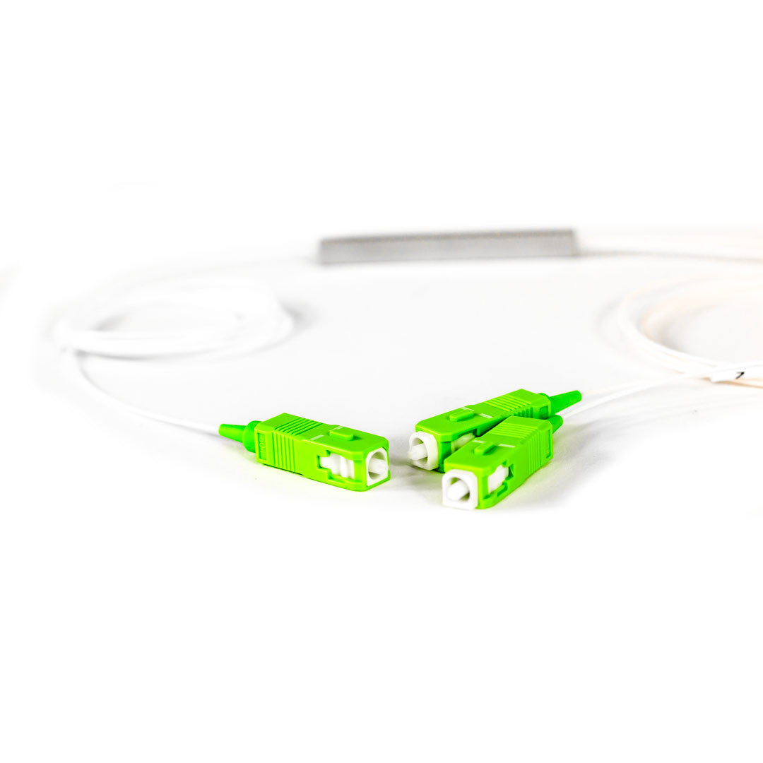 Iuron Mini Optical Fiber PLC Splitter 1x2 Connector SC/APC