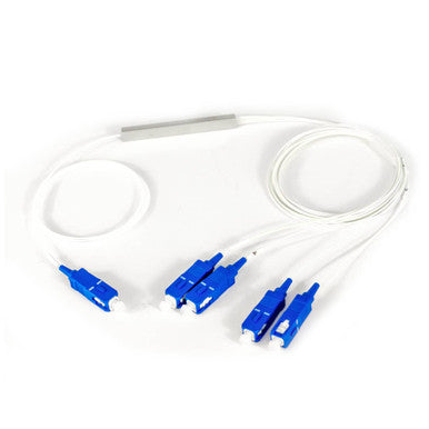 Iuron Mini Optical Fiber PLC Splitter 1x4 Connector SC/UPC