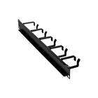 Iuron Cable Management 1U 19in D Ring Hook Metal Panel