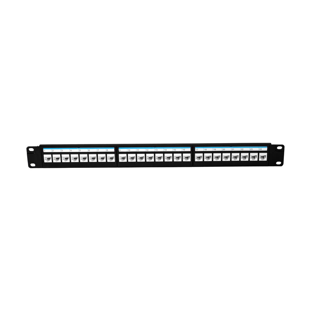 Iuron 24 Port Cat6 UTP Patch Panel (Module Type)