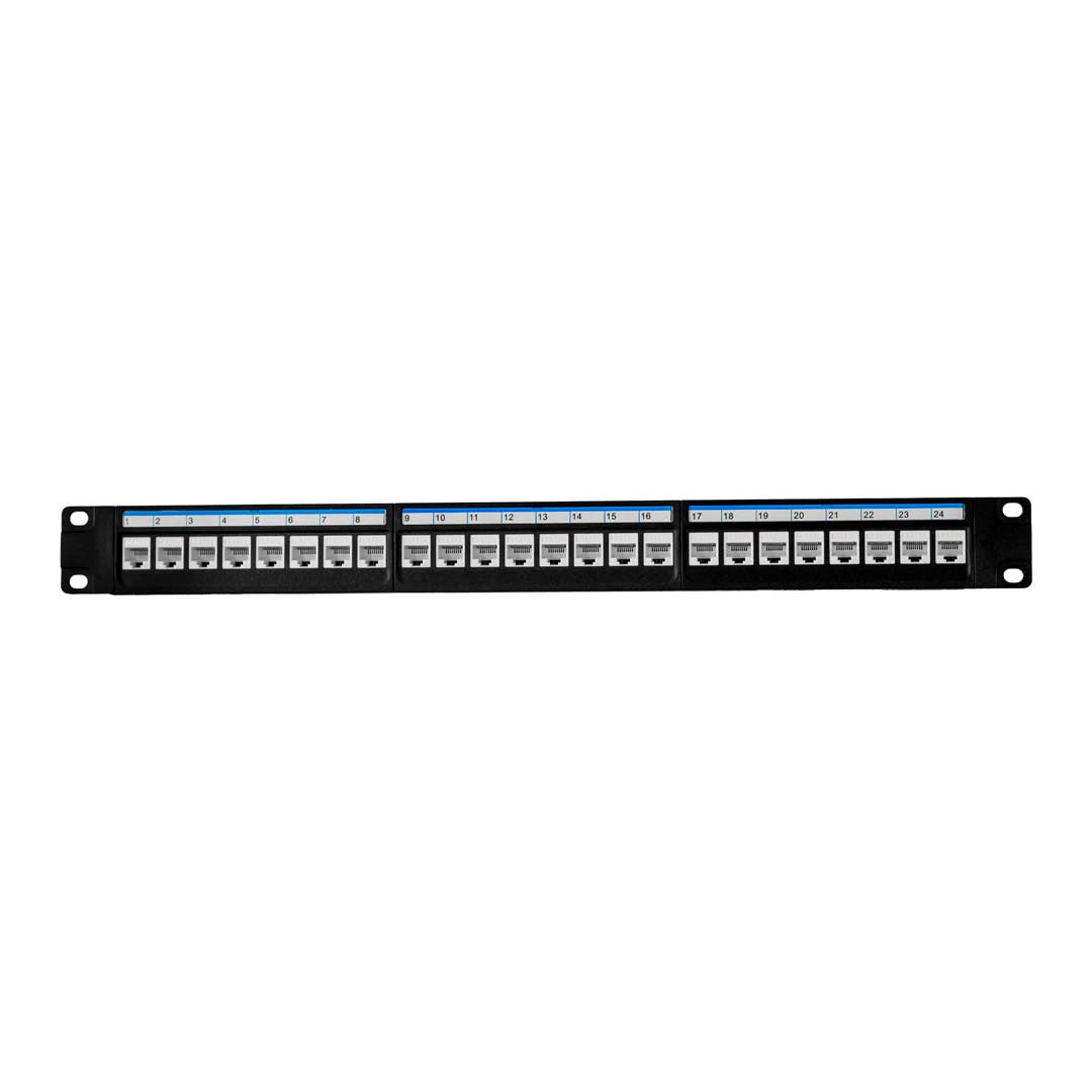 Iuron 24 Port Cat5e UTP Patch Panel (Module Type)