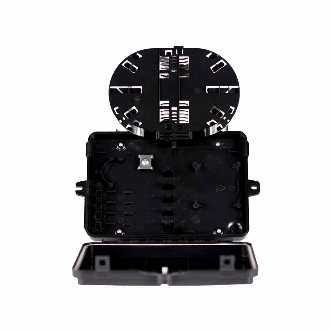 Iuron Fiber Optic Distribution Box DT120 Empty Mini PLC Splitter holding tray 8 Core