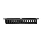 Iuron Cable Management 1U 19in Finger Duct 16 Holes Panel w/ Cover