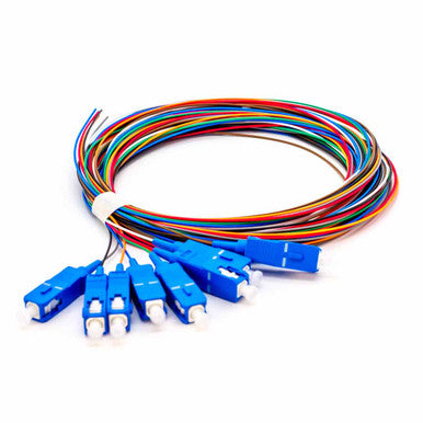 Iuron Fiber Pigtail 8 Core SC/UPC Connector 3 meter length