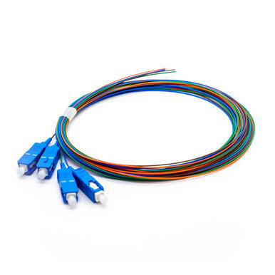 Iuron Fiber Pigtail 4 Core SC/UPC Connector 3 meter length