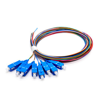 Iuron Fiber Pigtail 8 Core SC/UPC Connector 2 meter length
