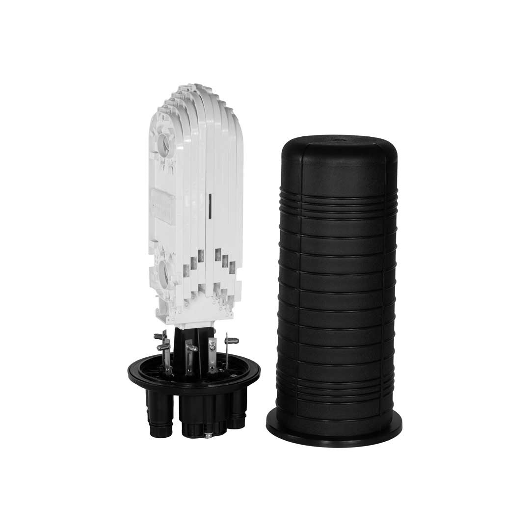 Iuron Vertical FOSC Optical Splice Enclosure Box 288 Cores Fiber Optic Cable Mechanical Inlet