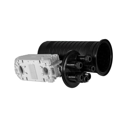 Iuron Vertical FOSC Optical Splice Enclosure Box 288 Cores Fiber Optic Cable Mechanical Inlet