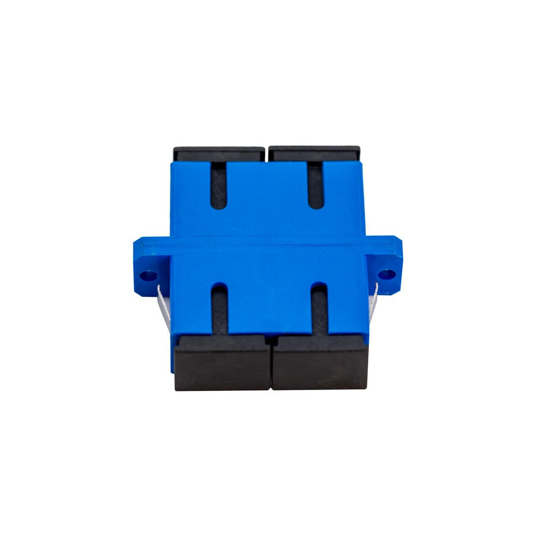 Iuron Duplex Coupler SC/UPC to SC/APC Duplex Metal Cover Shuttered Fiber Optic Adapter (No Flange)