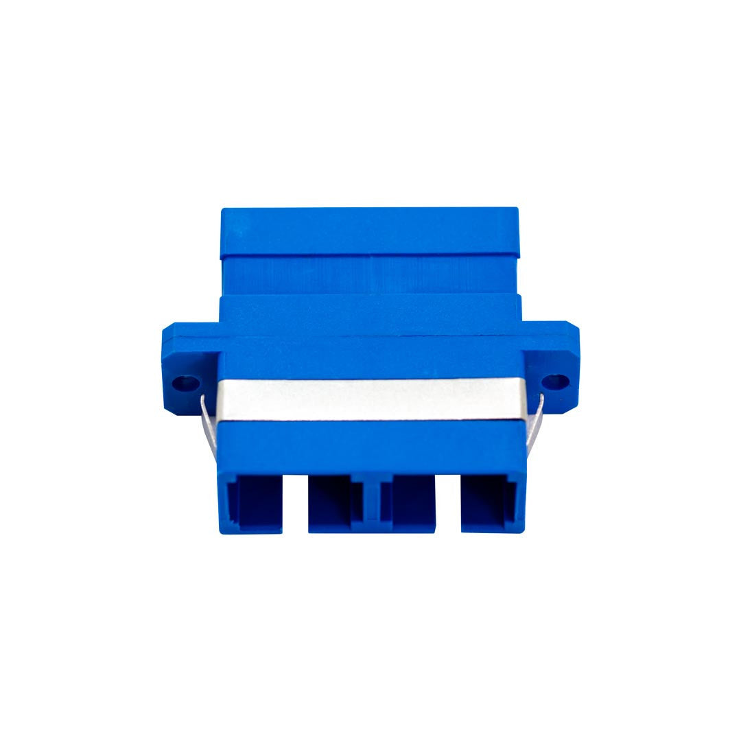 Iuron Duplex Coupler SC/UPC to SC/APC Duplex Metal Cover Shuttered Fiber Optic Adapter (No Flange)