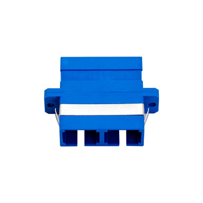 Iuron Duplex Coupler SC/UPC to SC/APC Duplex Metal Cover Shuttered Fiber Optic Adapter (No Flange)