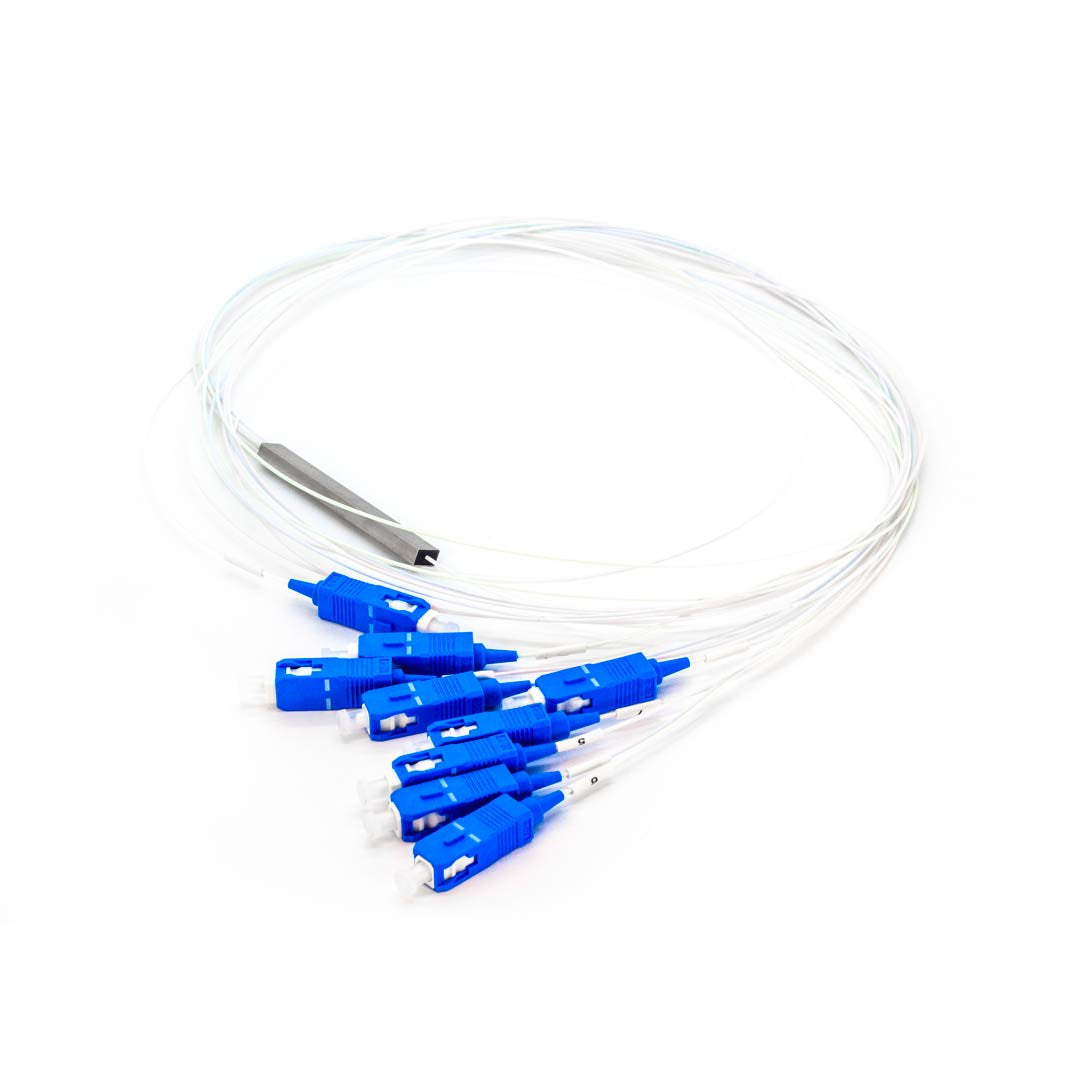 Iuron Mini Optical Fiber Splitter 1x8 SC/UPC Connector