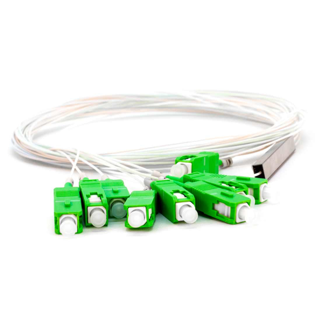 Iuron Mini Optical Fiber Splitter 1x8 Connector SC/APC