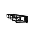 Iuron Cable Management 1U 19in D Ring Hook Plastic Panel