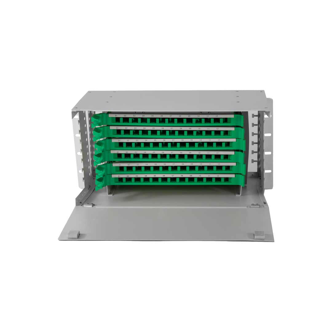 Iuron Optical Fiber Patch Panel 72 Core Rack Mount Empty