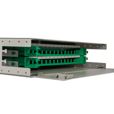 Iuron Optical Fiber Patch Panel 24 Core Rack Mount Empty