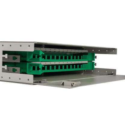 Iuron Optical Fiber Patch Panel 24 Core Rack Mount Empty