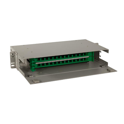 Iuron Optical Fiber Patch Panel 24 Core Rack Mount Empty