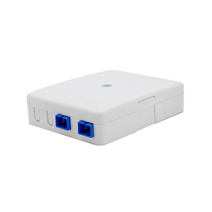 Iuron Fiber Optic Distribution Box DT44Q 2 Core with 1x2 Mini PLC Splitters SC/UPC
