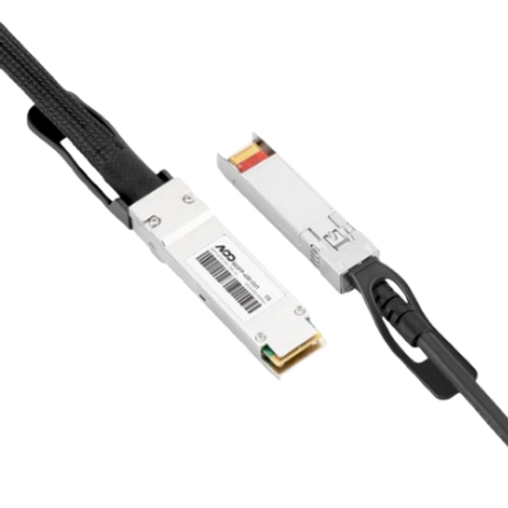 Iuron IU-CAB-QSFP/4SFP+-P3M QSFP+ to 4 x SFP+ Passive Copper Cable 40Gbps to 10Gbps 7m RoHS Compliant