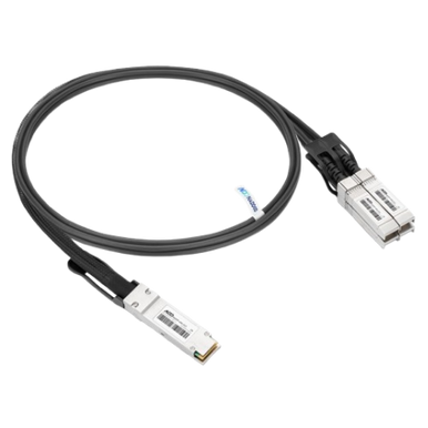 Iuron CAB-QSFP/4SFP+-P1M 1-Meter 40GBASE-CR4 QSFP+ to Four 10GBASE-CU SFP+ Direct Attach Breakout Cable Passive 30AWG