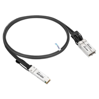 Iuron CAB-QSFP/4SFP+-P1M 1-Meter 40GBASE-CR4 QSFP+ to Four 10GBASE-CU SFP+ Direct Attach Breakout Cable Passive 30AWG